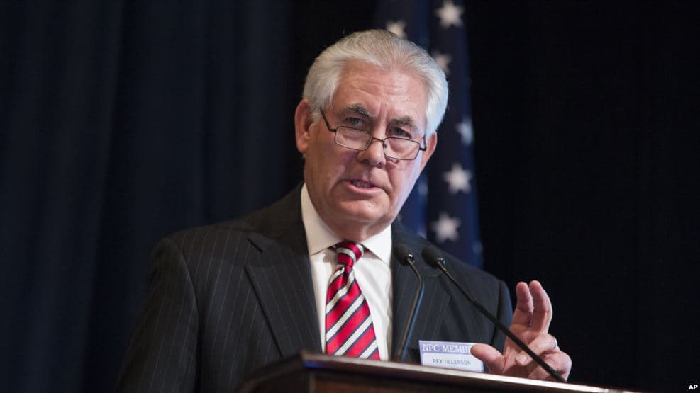 Tillerson: AQSh «Tolibon»ni tinch muzokaralar o‘tkazishga ishontirmoqda