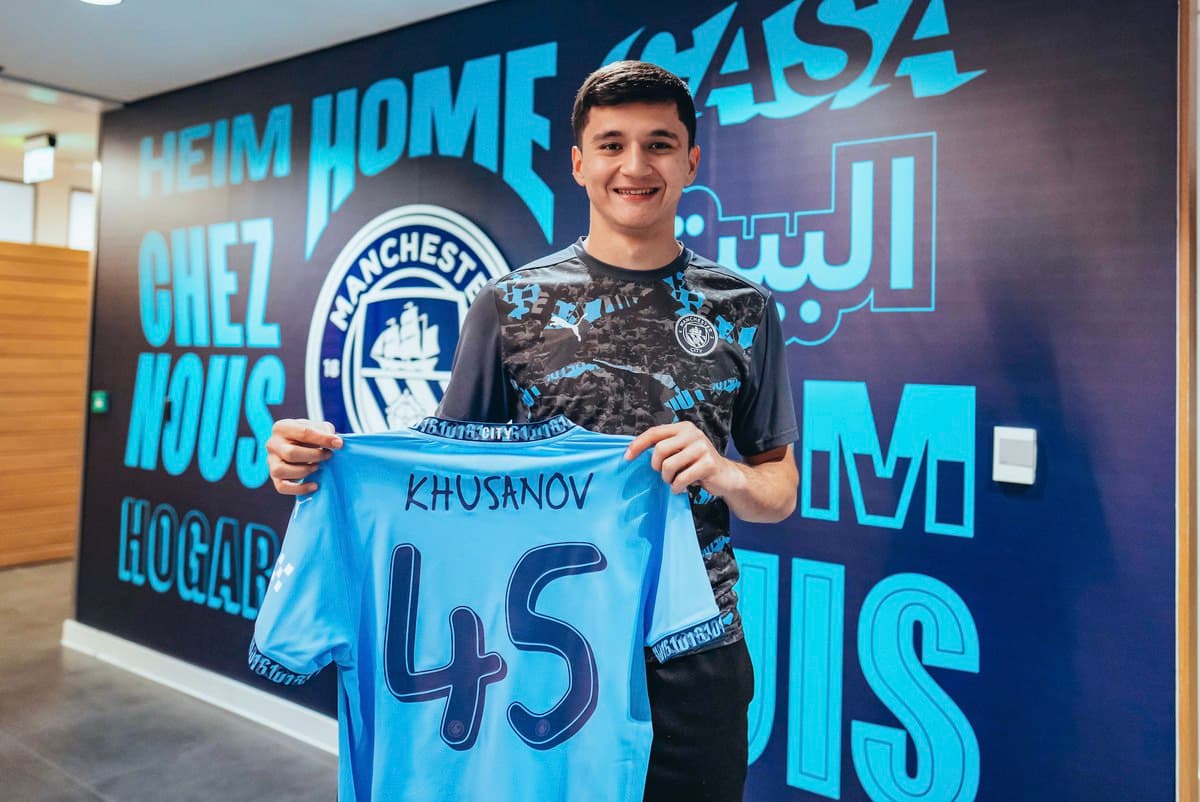 "Welcome to the City family": Guardiola comments on Abdukodir Khusanov