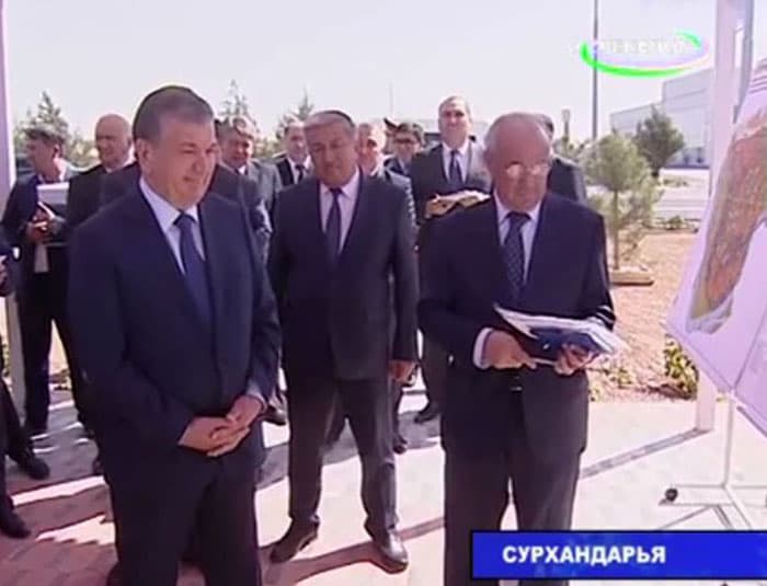 Shavkat Mirziyoyev Surxondaryo viloyatiga tashrifi vaqtida ko‘plab infratuzilma obektlarini ko‘zdan kechirdi