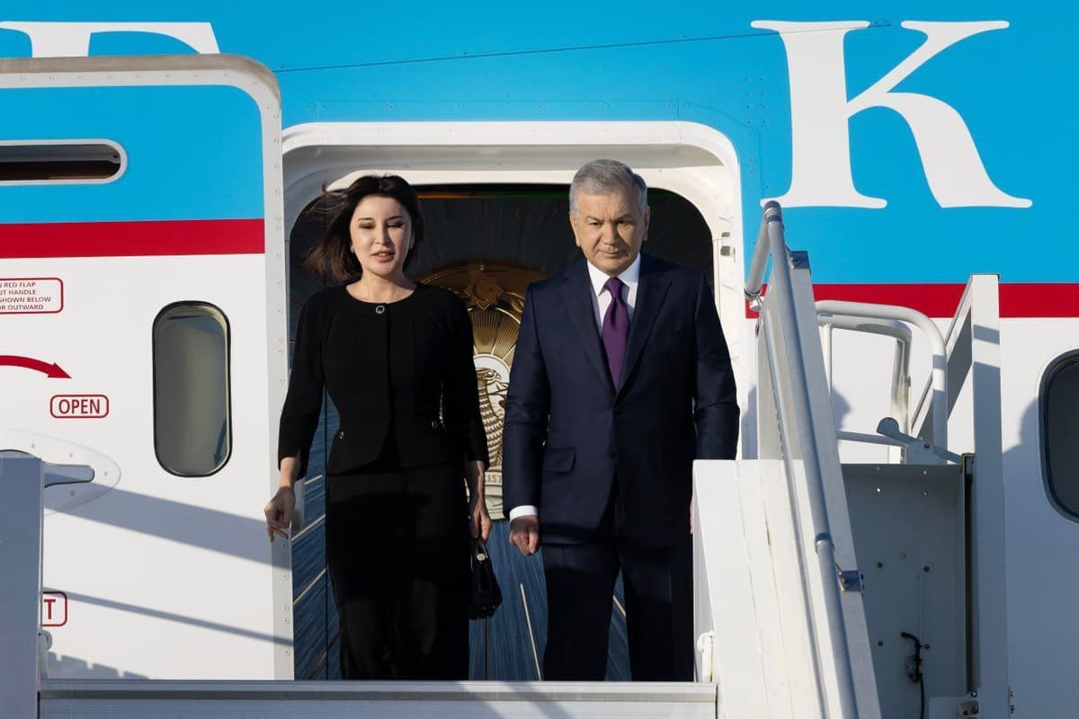 Shavkat Mirziyoyev AQShga yetib bordi