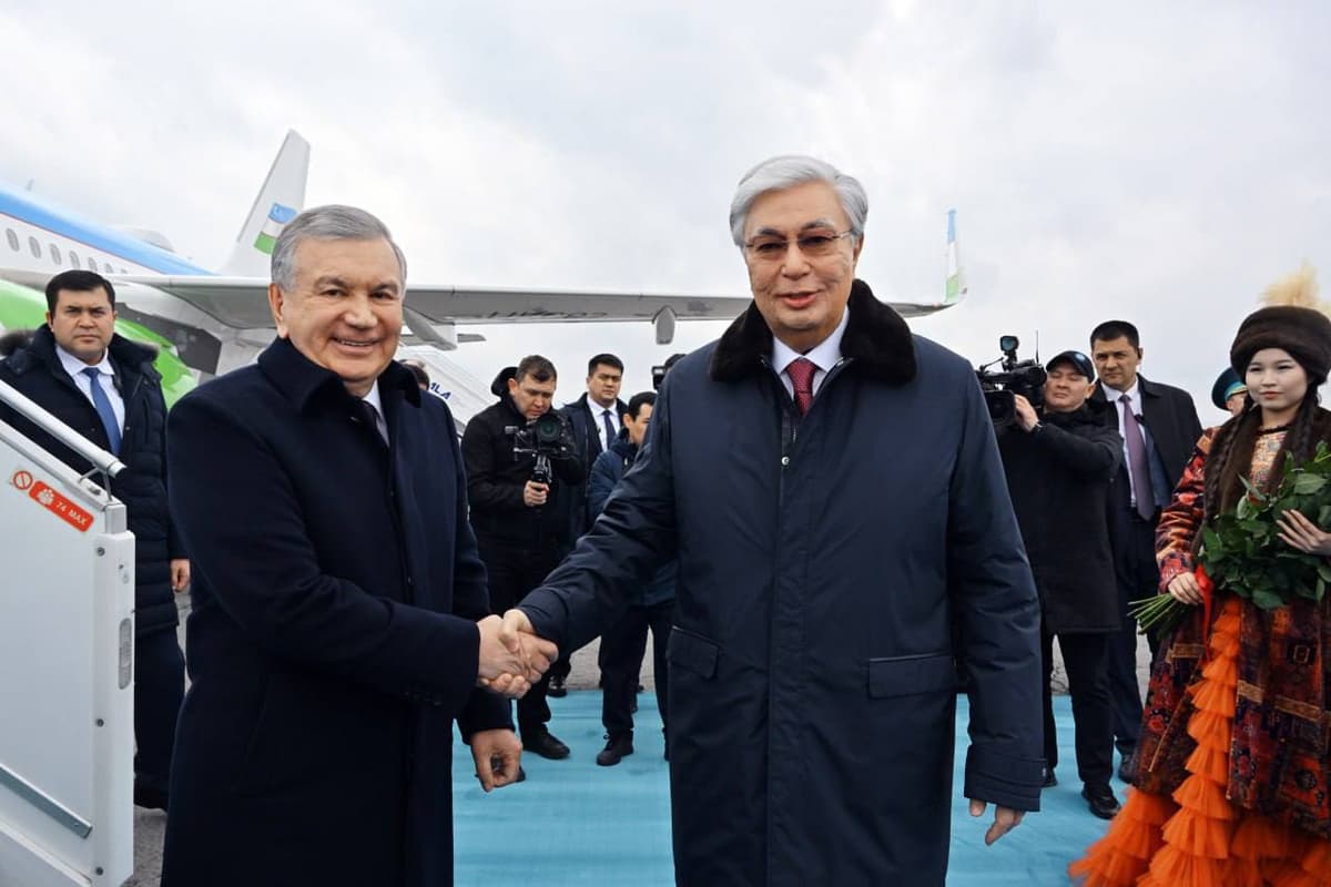 Mirziyoyev and Tokayev hold informal talks at Medeu ski complex