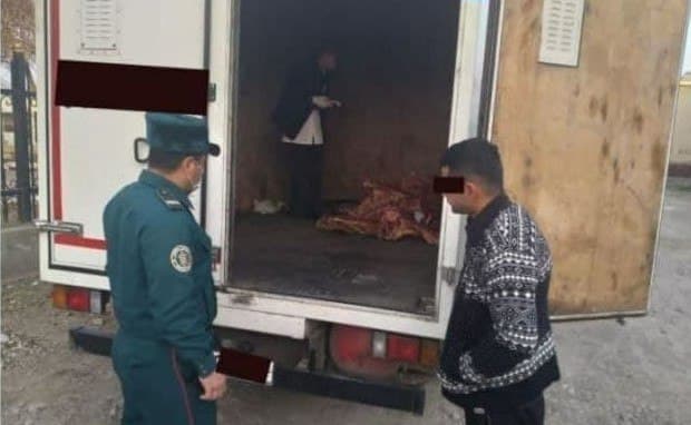 В Ташкент пытались завести зараженное мясо
