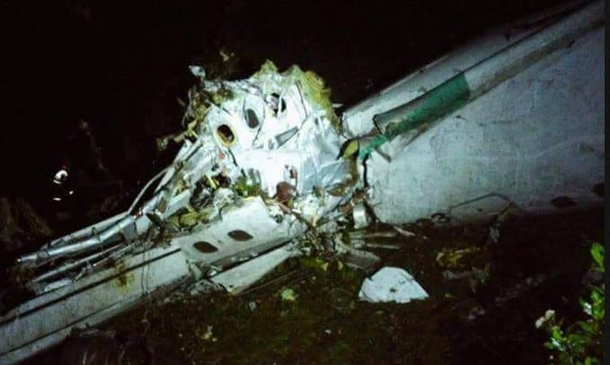 Kolumbiyadagi samolyot halokati hududida olingan suratlar tarqaldi