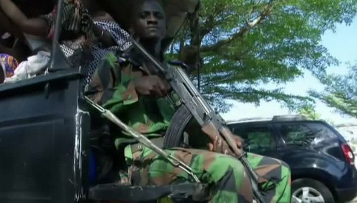 Kot-d'Ivuarda isyonchilar mudofaa vazirini qo‘yib yuborishdi 