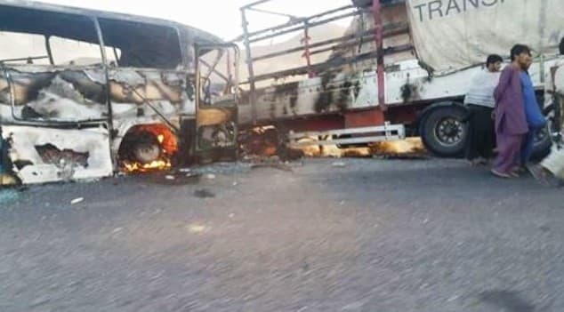 Afg‘onistonda avtobus va yuk mashinasi ishtirokidagi yirik YTH sodir bo‘ldi