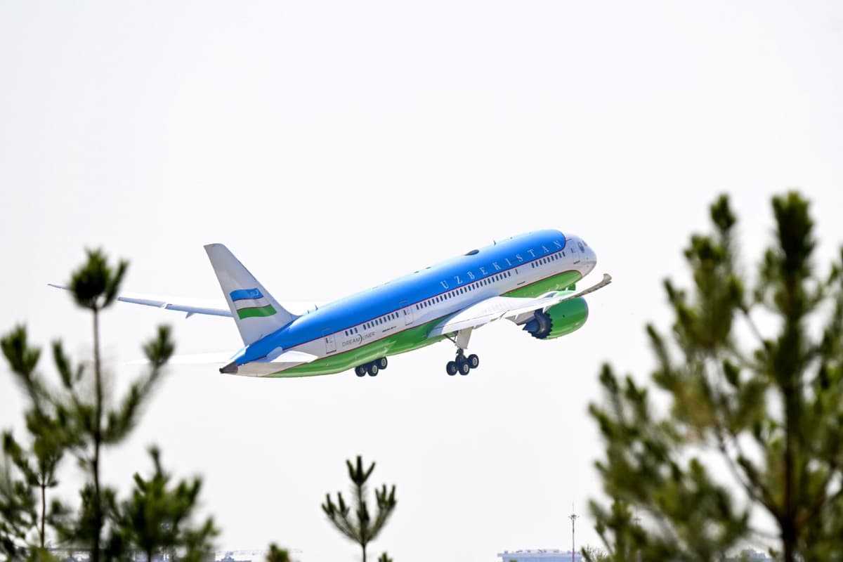 President Shavkat Mirziyoyev departs for Belgrade