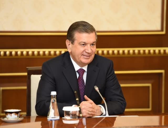 Shavkat Mirziyoyev Amerika – O‘zbekiston savdo palatasi raisini qabul qildi