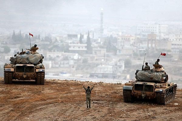 Turkiya armiyasining yana to‘qqizta tanki Suriyaga kirdi