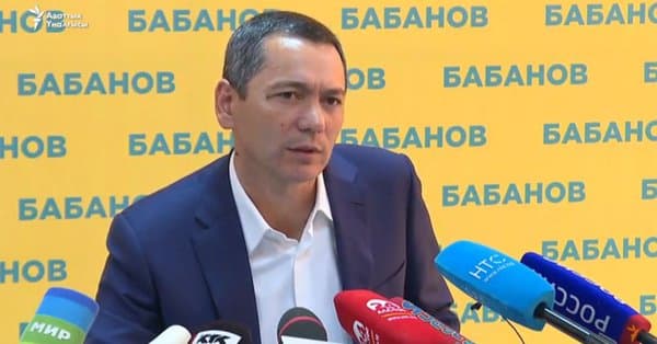 «Men hokimiyatni kuch bilan olmayman». Babanov saylov natijalaridan keyin bayonot berdi