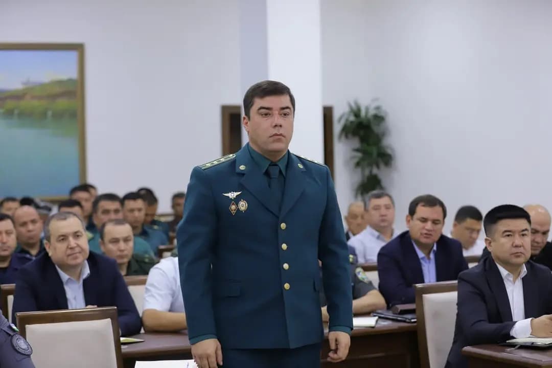 Сардор Мирзараимов назначен начальником УВД Сырдарьинской области