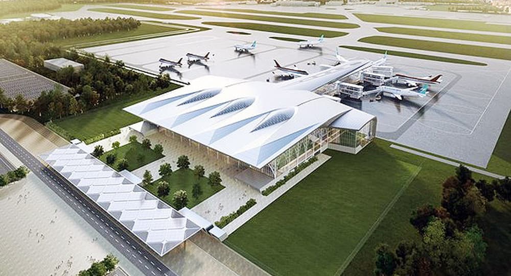 Shavkat Mirziyoyev yangi aeromajmua qurilishi bilan tanishdi 