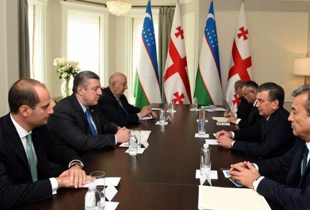 Shavkat Mirziyoyev Gruziya Bosh vazirini qabul qildi