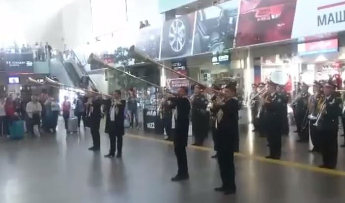 Video: O‘zbekiston harbiy orkestri vakillari Moskvada