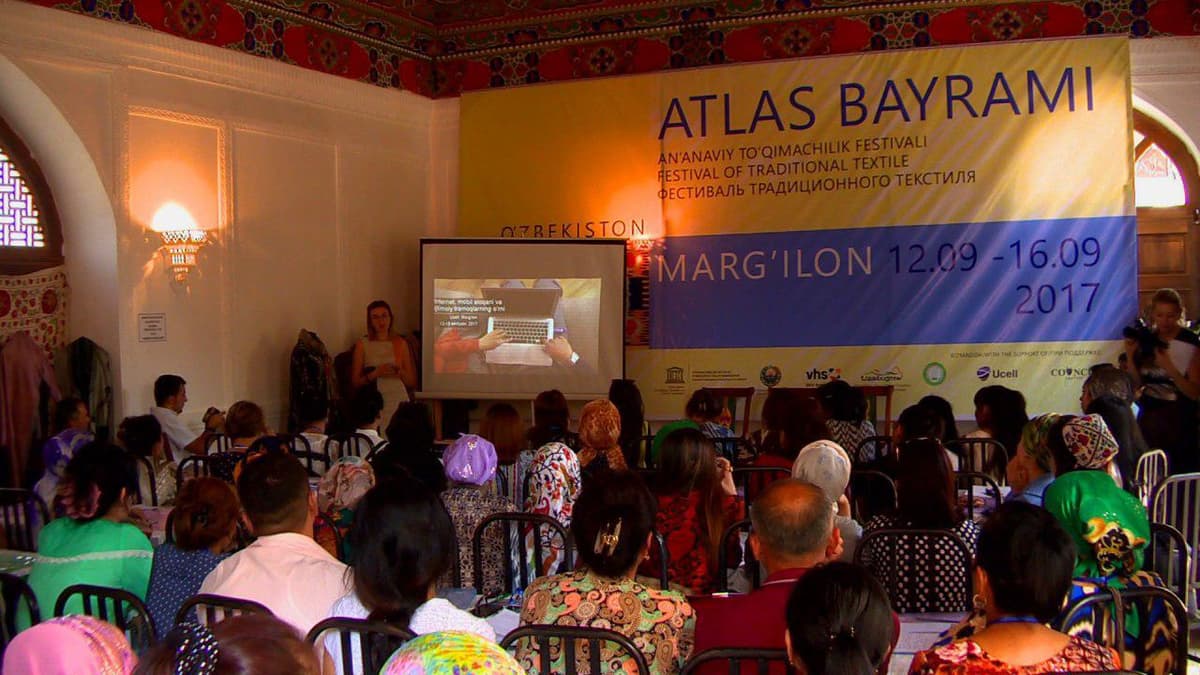 Marg‘ilonda «Atlas bayrami» festivalining mahorat darslari boshlandi
