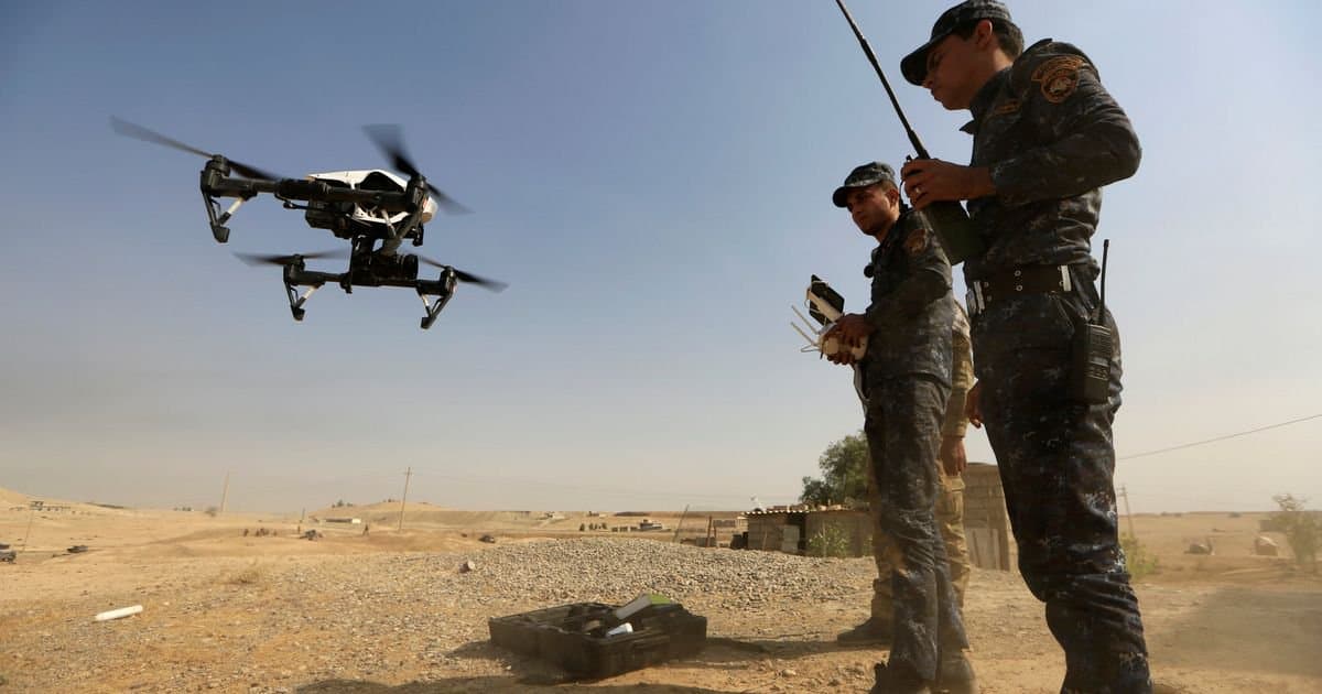 IShID jangarilari iroqlik harbiylarga qarshi dronlardan foydalanmoqda