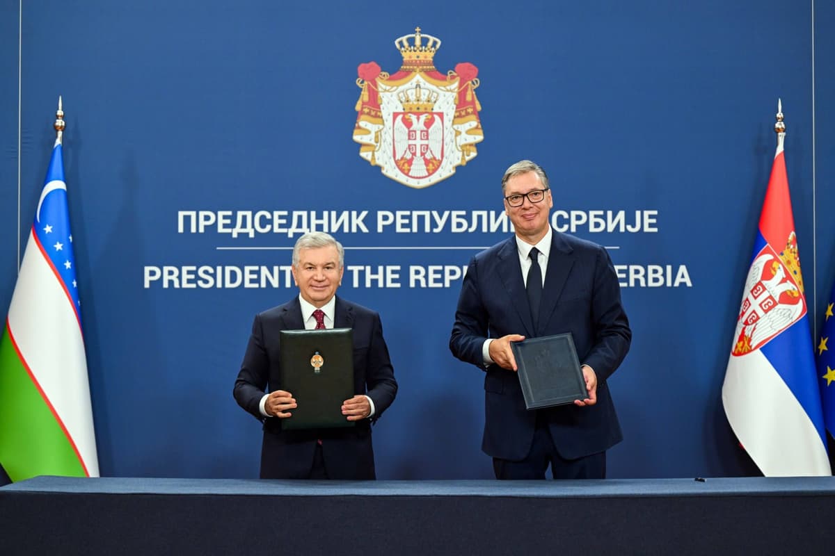 Uzbekistan, Serbia establish strategic partnership
