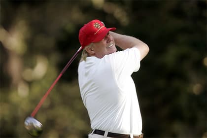 OAV: Tramp prezidentligining har beshinchi kunini golf o‘ynab o‘tkazgan