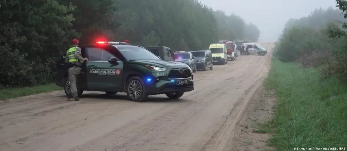 Litvaga Polsha tomondan portlovchi moddali Ukraina droni kirib kelgan