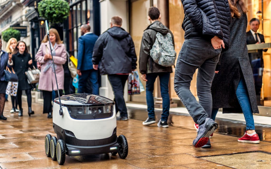 Estoniyada robot-kurerlar ishga tushadi
