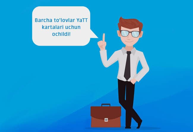 Yakka tadbirkorlar plastik kartalardan Click tizimi orqali to‘lovlarni amalga oshirishi mumkin  