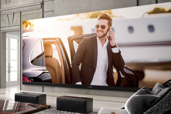 Dunyodagi eng qimmat va eng katta 4K televizor namoyish etildi