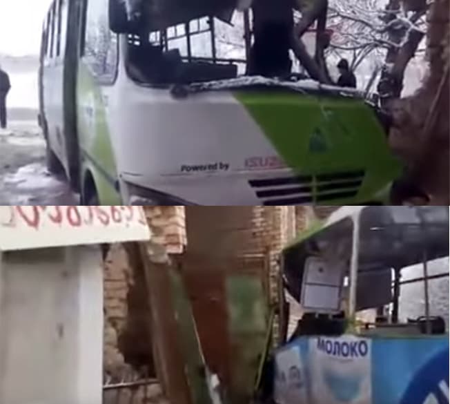 Toshkentda yo‘lovchi avtobusi xonadonlardan biriga kelib urildi