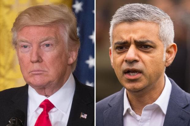 London meri Trampning Britaniyaga kelishiga qarshi chiqmoqda