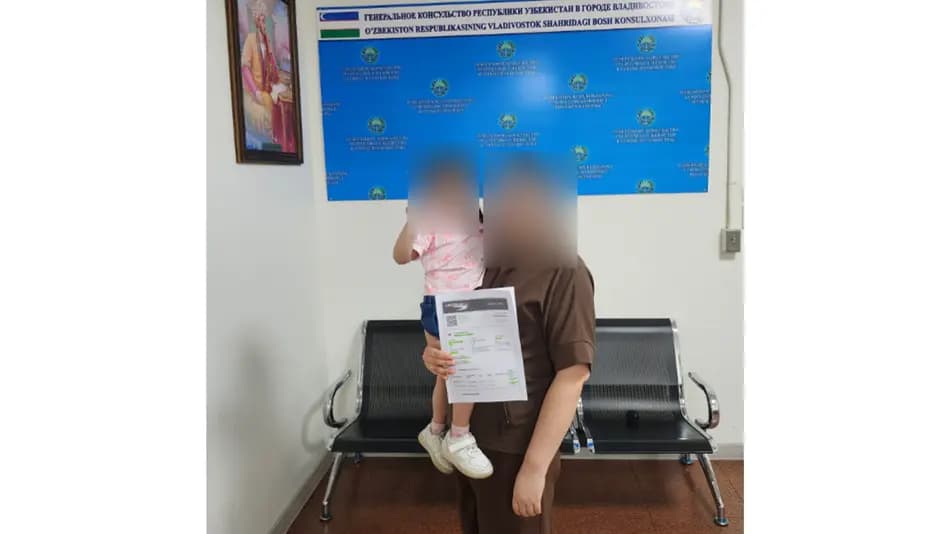 O‘zbekistonlik ona va farzandi Vladivostokdan Vatanga qaytarildi