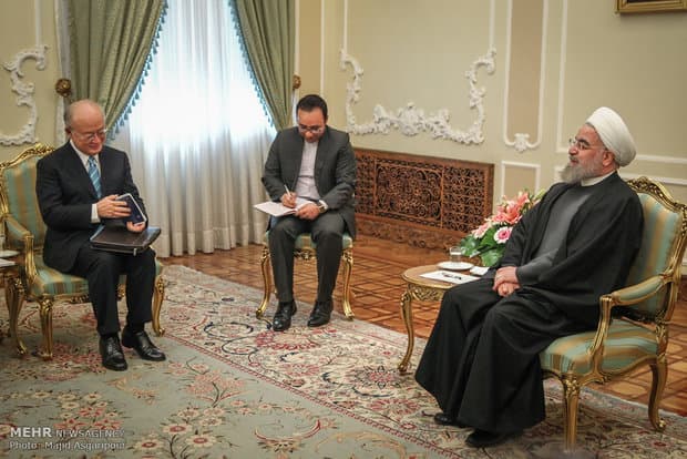 Eron prezidenti AQSh tomondan sanksiyalarning uzaytirilishini tanqid qildi