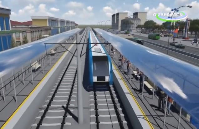 Toshkent shahri atrofida yer usti halqa metro liniyasi qurilishi boshlandi