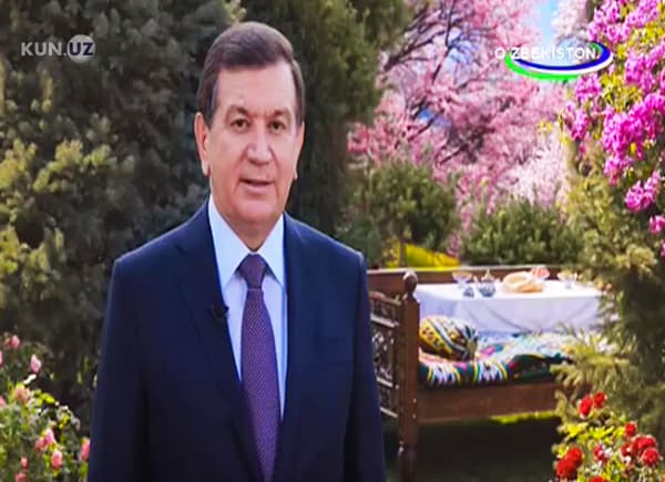 Video: Shavkat Mirziyoyev O‘zbekiston xalqini Navro‘z bayrami bilan tabrikladi