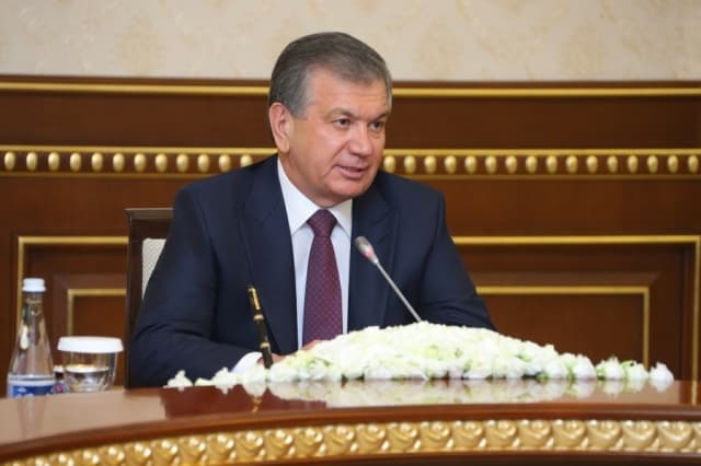 Shavkat Mirziyoyev Seul merini qabul qildi