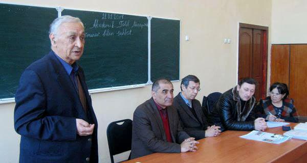 Yadro fizikasi bilan shug‘ullanuvchi o‘zbekistonlik olim talabalar bilan uchrashdi 