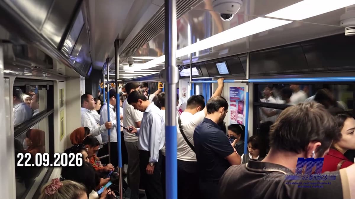 Toshkent metrosi bir haftada ikkinchi bor rekord yangiladi
