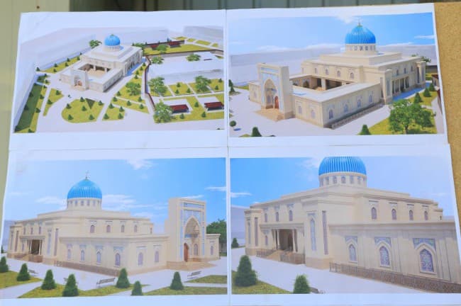 Olmazor tumanida «Imom Termiziy» jome masjidini qayta qurish boshlandi
