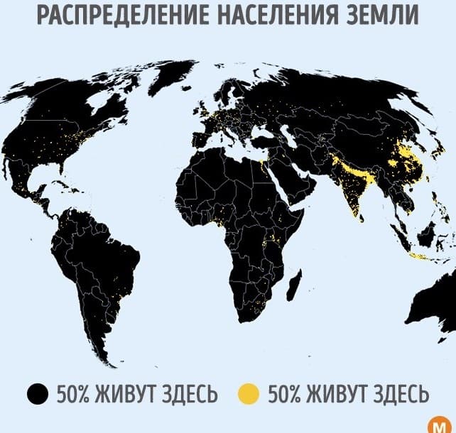 Sayyoramizda bo‘sh joylar ko‘pligini isbotlovchi va aksariyatni hayratga soluvchi 10 xarita