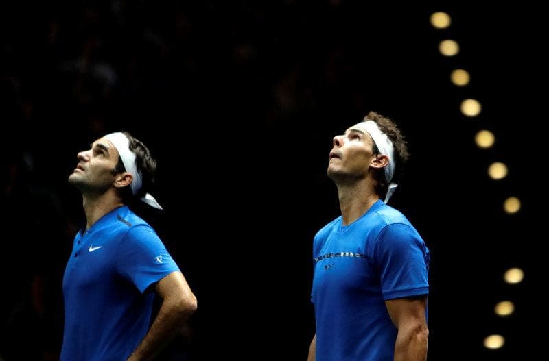 Nadal va Federer ilk marta bir jamoa bo‘ldi