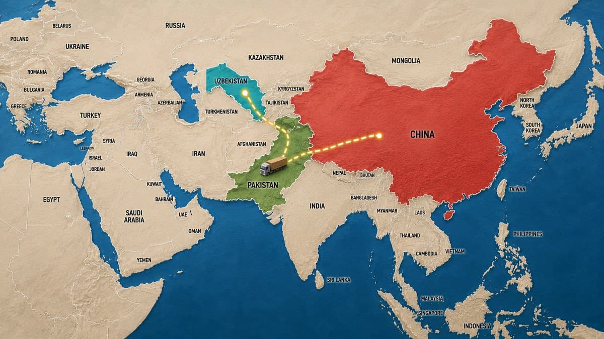 Uzbekistan, Pakistan agree to expand transit trade routes through China