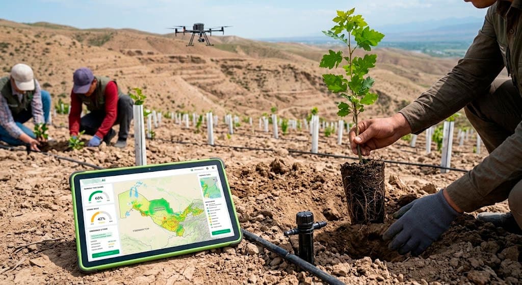 Uzbekistan to launch AI-powered system to monitor trees, water risks and green projects