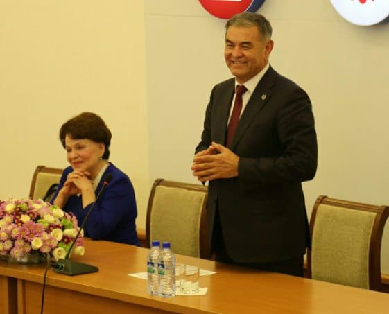Galina Melnikova yosh jurnalistlarga mahorat darsi o‘tdi