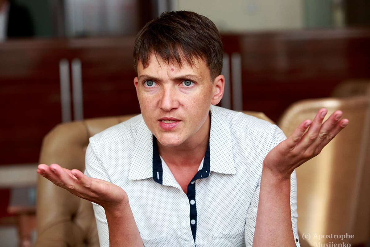Savchenko rossiyaliklar haqida keskin fikr bildirdi