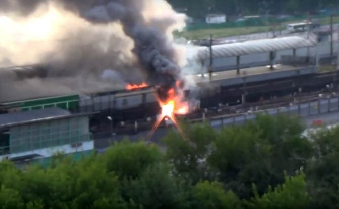 Moskva metro bekatidagi yong‘in: guvohlarning surat va videolari