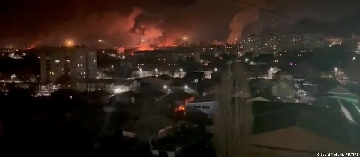 Rossiyaning Ukrainaga tungi dron hujumida kamida uch kishi halok boʻldi