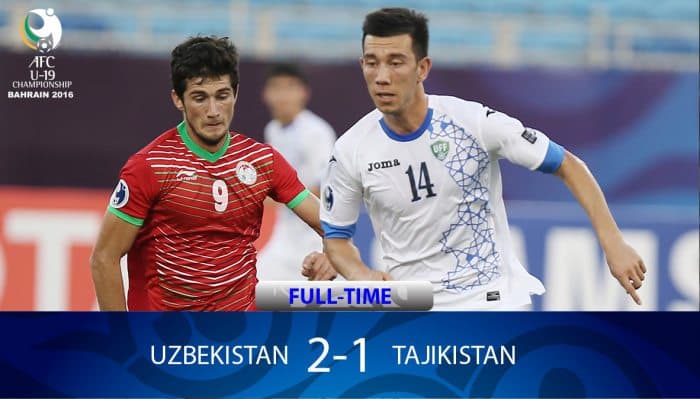 Osiyo Chempionati-U19. O‘zbekiston Tojikiston bilan o‘yinda irodali g‘alabaga erishdi