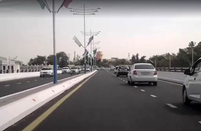 Yangi ochilgan halqa yo‘li bo‘ylab sayohat (Video)