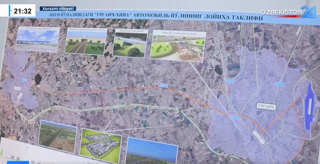 Uzbekistan's first toll road linking Urgench and Khiva set to open in August
