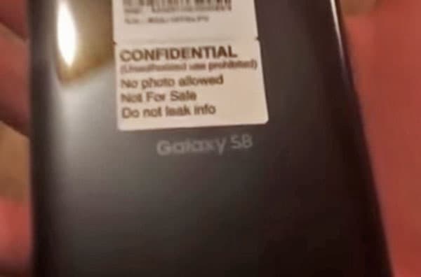 Samsung Galaxy S8 smartfoni video va benchmarkda 