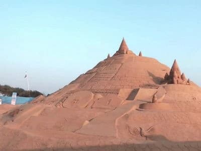Hindistondagi qumdan yasalgan qasr Ginness rekordlar kitobiga kirdi 