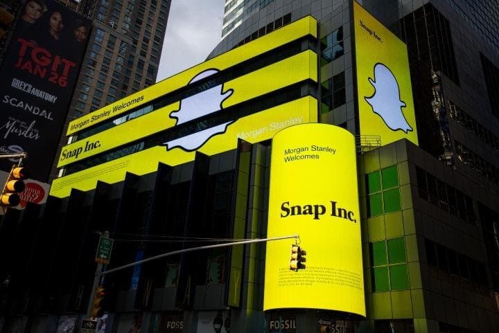 Snap kompaniyasi birinchi chorakda 2 mlrd dollardan ortiq zarar ko‘rdi