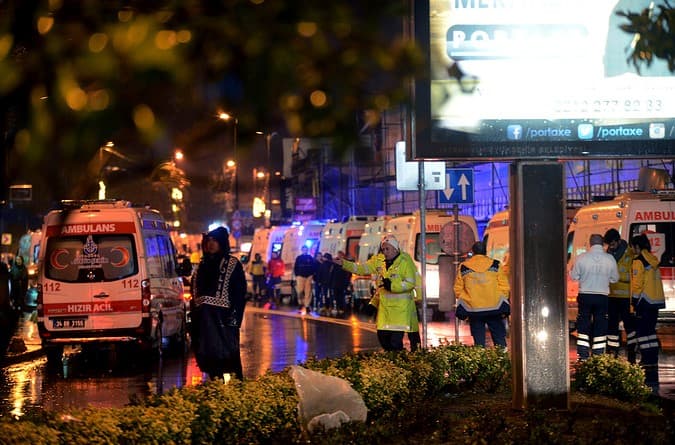 Istanbulda tungi klubga hujum oqibatida 35 kishi halok bo‘ldi